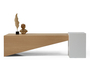 Pablo White Coffee Table COF-0935-0097 Efdeco Image 2