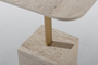 Σετ τραπεζάκια σαλονιού Square Base Traventino Look SMF-0937-0011 Efdeco Image 6