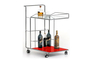 Γυάλινο Τρόλεϊ Μπαρ Glass μαύρο 66x45x83 εκ SMF-0888-00031 Efdeco Image 8
