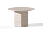 Τραπεζάκι σαλονιού Travertine Look Ψηλό COF-0937-0037 Efdeco