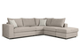Γωνιακός καναπές Toledo Μόκα COR-0088-0511 Efdeco
