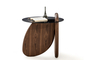 Βοηθητικό Τραπεζάκι Σαλονιού Markiz Walnut SMF-935-0004 Efdeco
