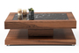 Τραπεζάκι σαλονιού Milano Black COF-0935-0089 Efdeco Image 2