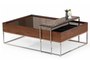 Τραπεζάκι σαλονιού Crown Walnut COF-0935-0038 Efdeco