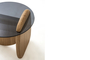 Βοηθητικό τραπεζάκι σαλονιού Markiz Oak SMF-935-0003 Efdeco Image 4