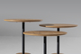 Σετ τραπεζάκια σαλονιού Round Base Natural SMF-0937-0006 Efdeco Image 8