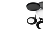 Σετ βοηθητικών τραπεζιών Ren Black SMF-0935-0020 Efdeco Image 2