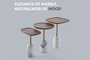 Σετ τραπεζάκια σαλονιού Marble White SMF-0937-0003 Efdeco Image 9