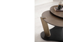 Τραπεζάκι σαλονιού Trio Walnut COF-0935-0012 Efdeco Image 4