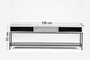 Cape TV stand 120cm natural TVF-0200-0029 Efdeco Image 4