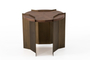 Βοηθητικό τραπεζάκι Molly Walnut SMF-0935-0033 Efdeco